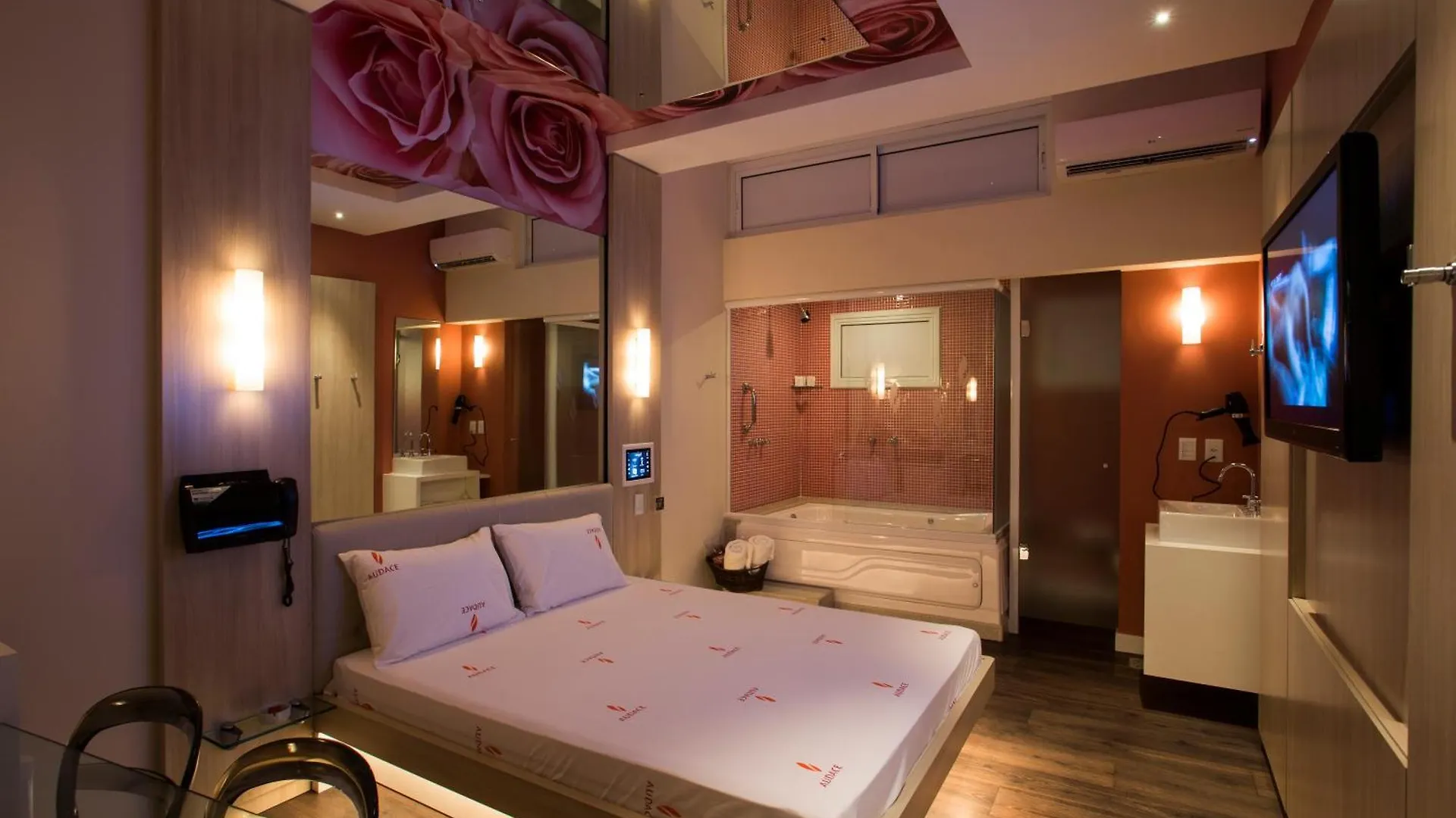 Hodinový hotel Audace Motel Porto Alegre Brazílie
